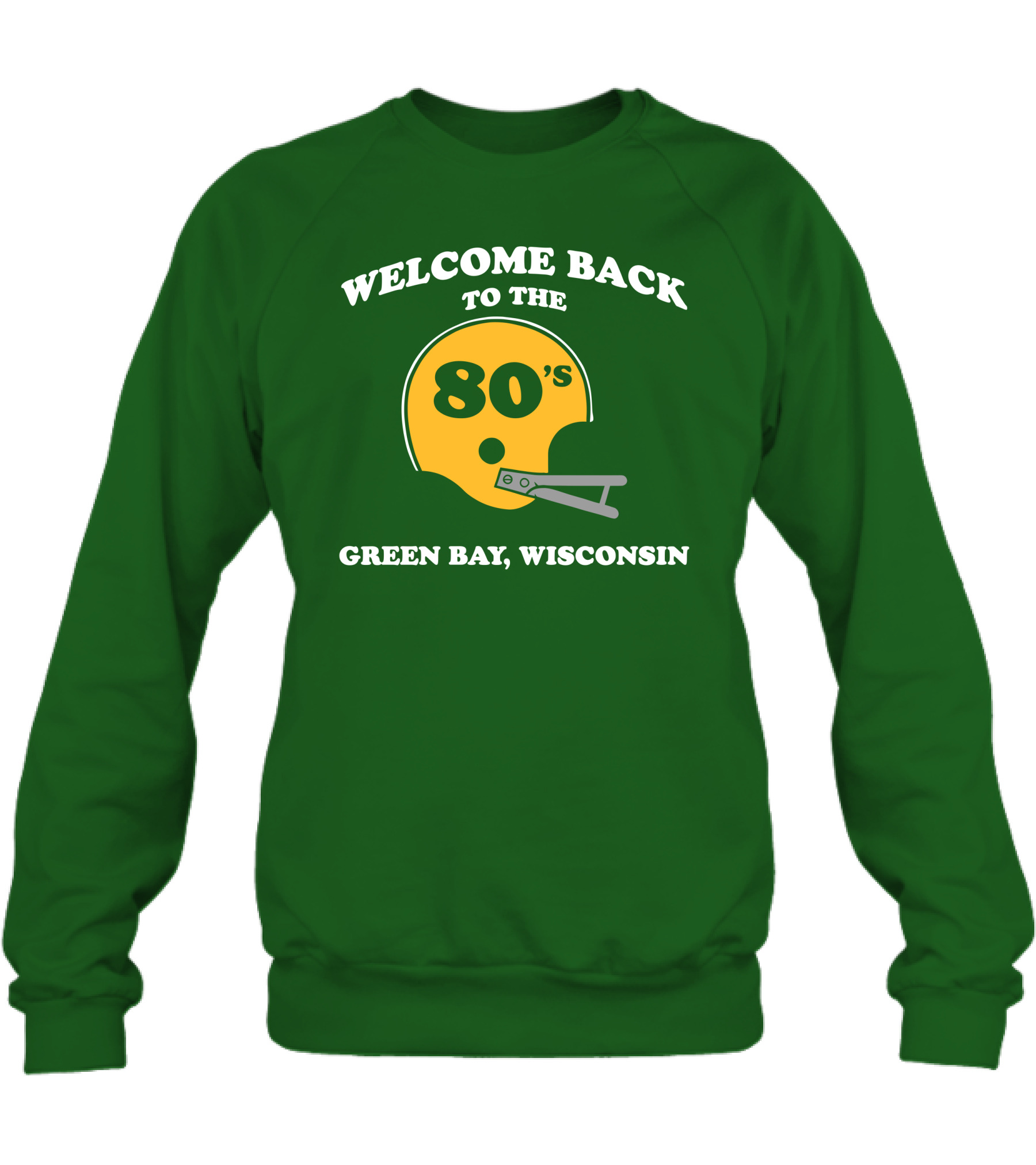 Cheeseheadtv Welcome Back To The 80'S Crewneck Sweatshirt - TeeHex