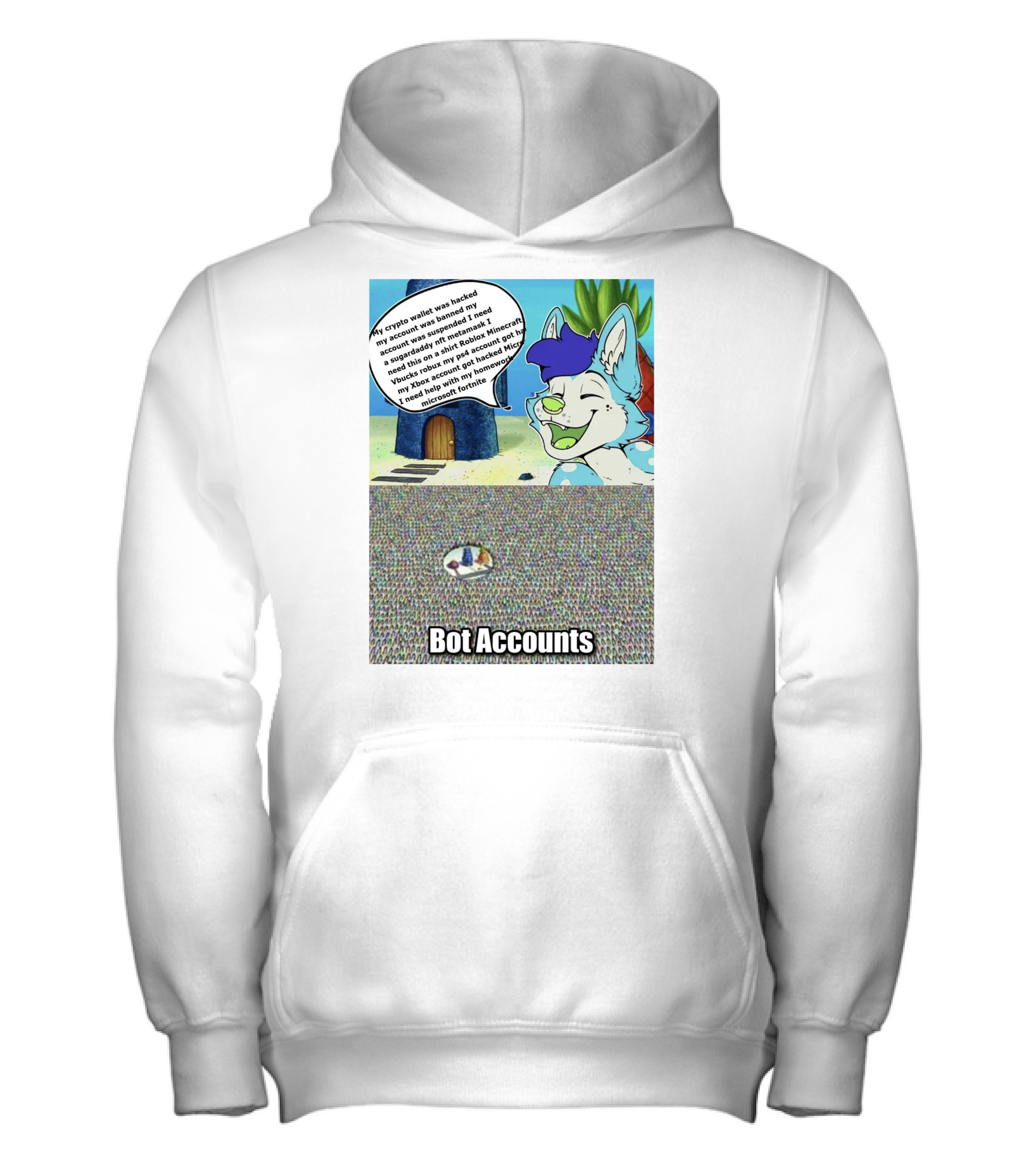 Bluefolf Bot Accounts My Crypto Wallet Was Hacked Kids Hoodie - TeeHex