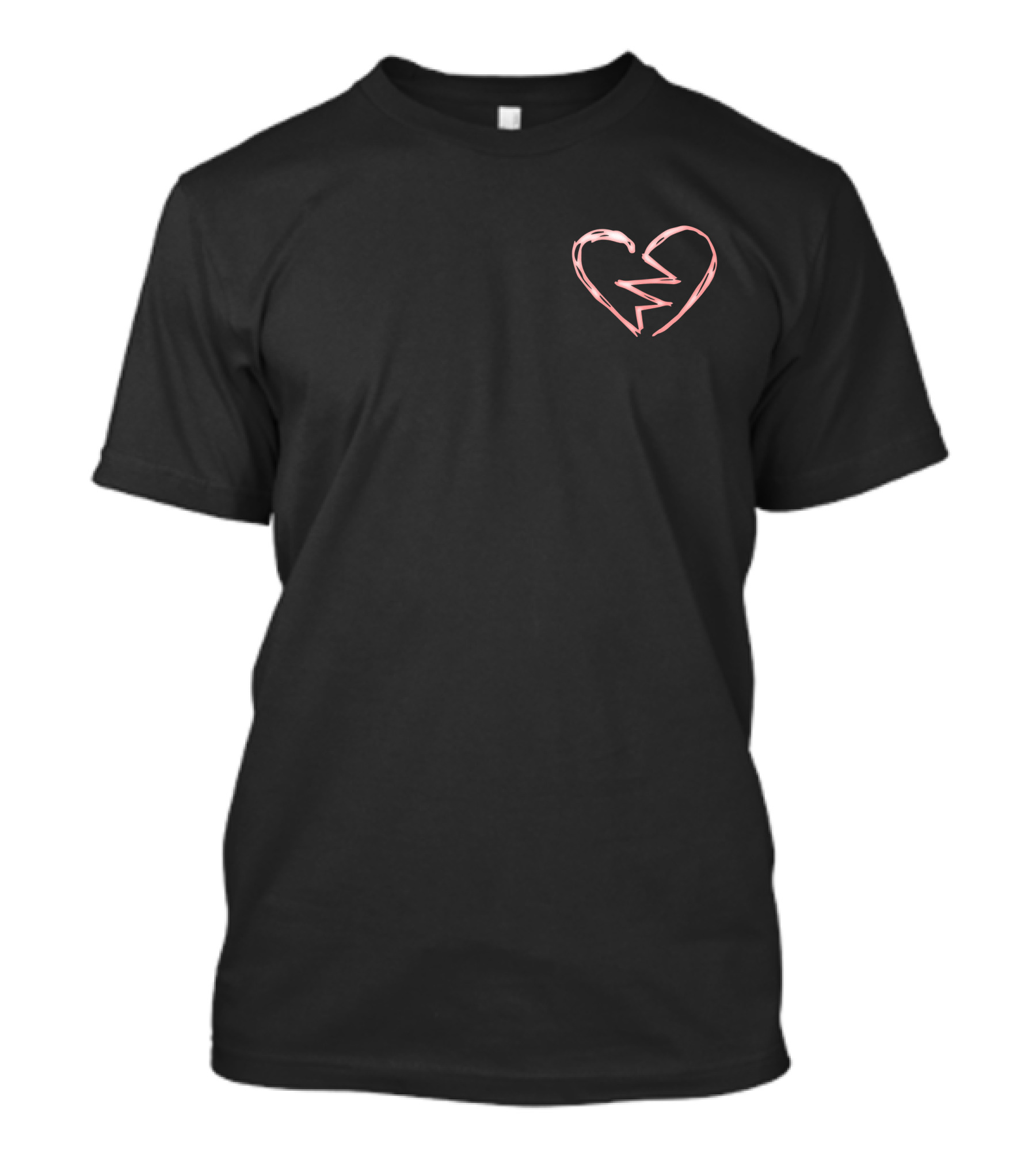 トップス heart logo T shirts theVirgins 0430643025557